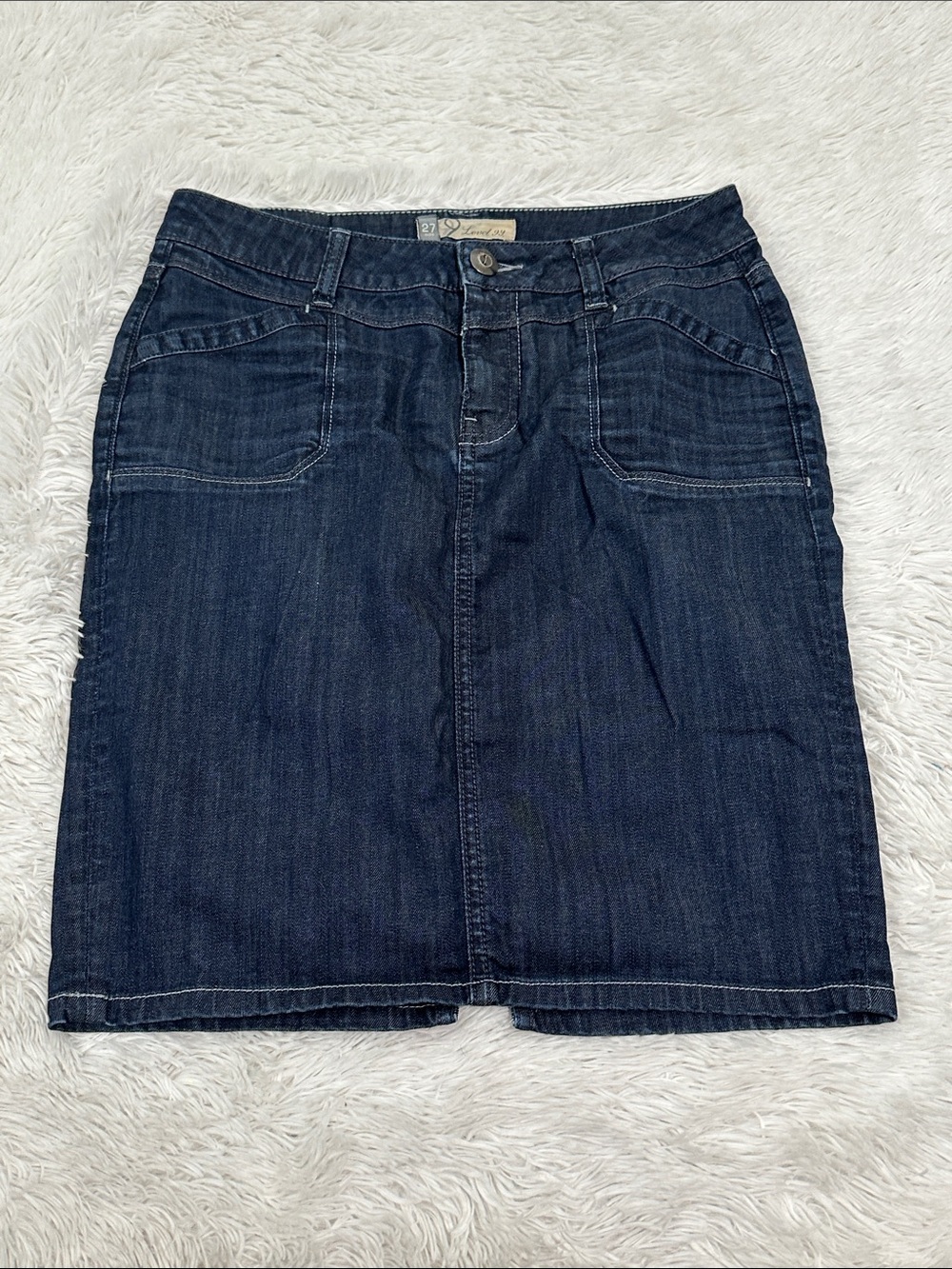 🕯️ Level 99 Denim Pencil Skirt